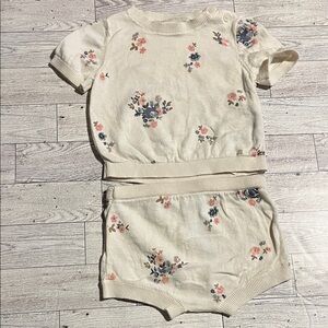 Floral Baby Outfit Set